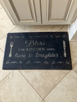 Beautiful Foam Kitchen Mat—20x34
