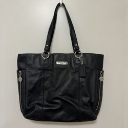 Black Coach tote Bag