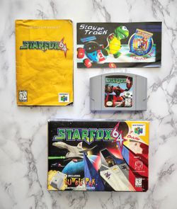 Star Fox 64 Big Box With Game, Manual And Ad TESTED