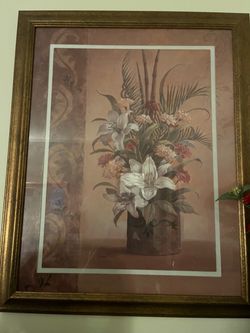 Framed Floral Still Life Art Print