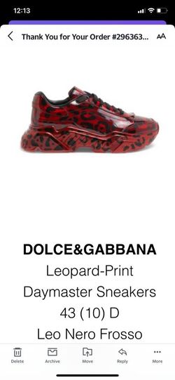 Red Dolce And Gabbana Sneaker