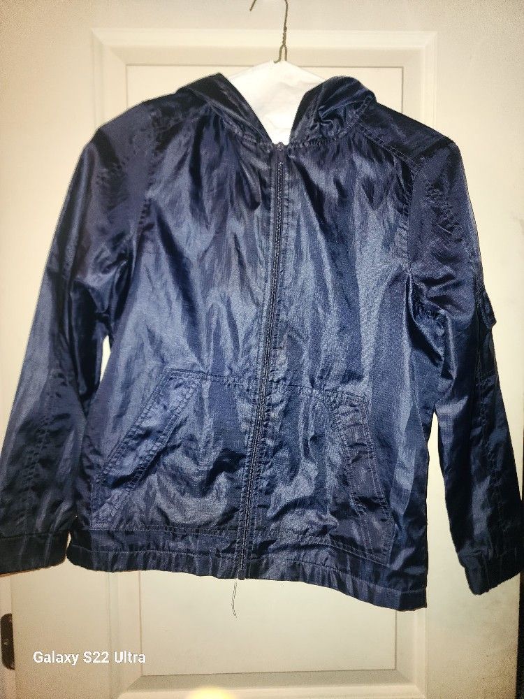 French Toast Lined Rain Jacket With Hood