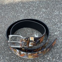 Supreme Last Supper Leather Belt Multicolor