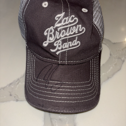 Zac Brown signed Zac Brown Band hat.  Adjustable to fit any size