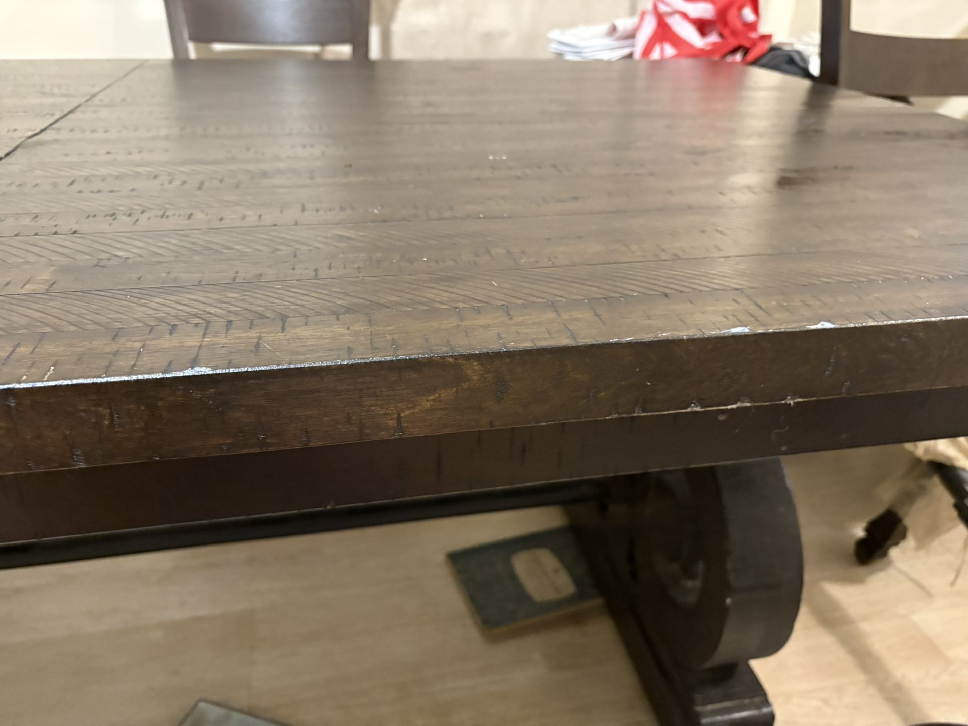 Wood Dining Table 76x42in