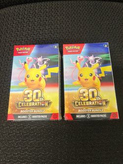 Pokemon 30th Anniversary Booster Bundle Factory Sealed