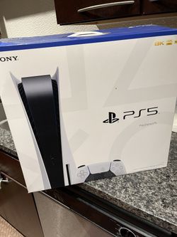 Ps5 With 2 Controllers And Headset