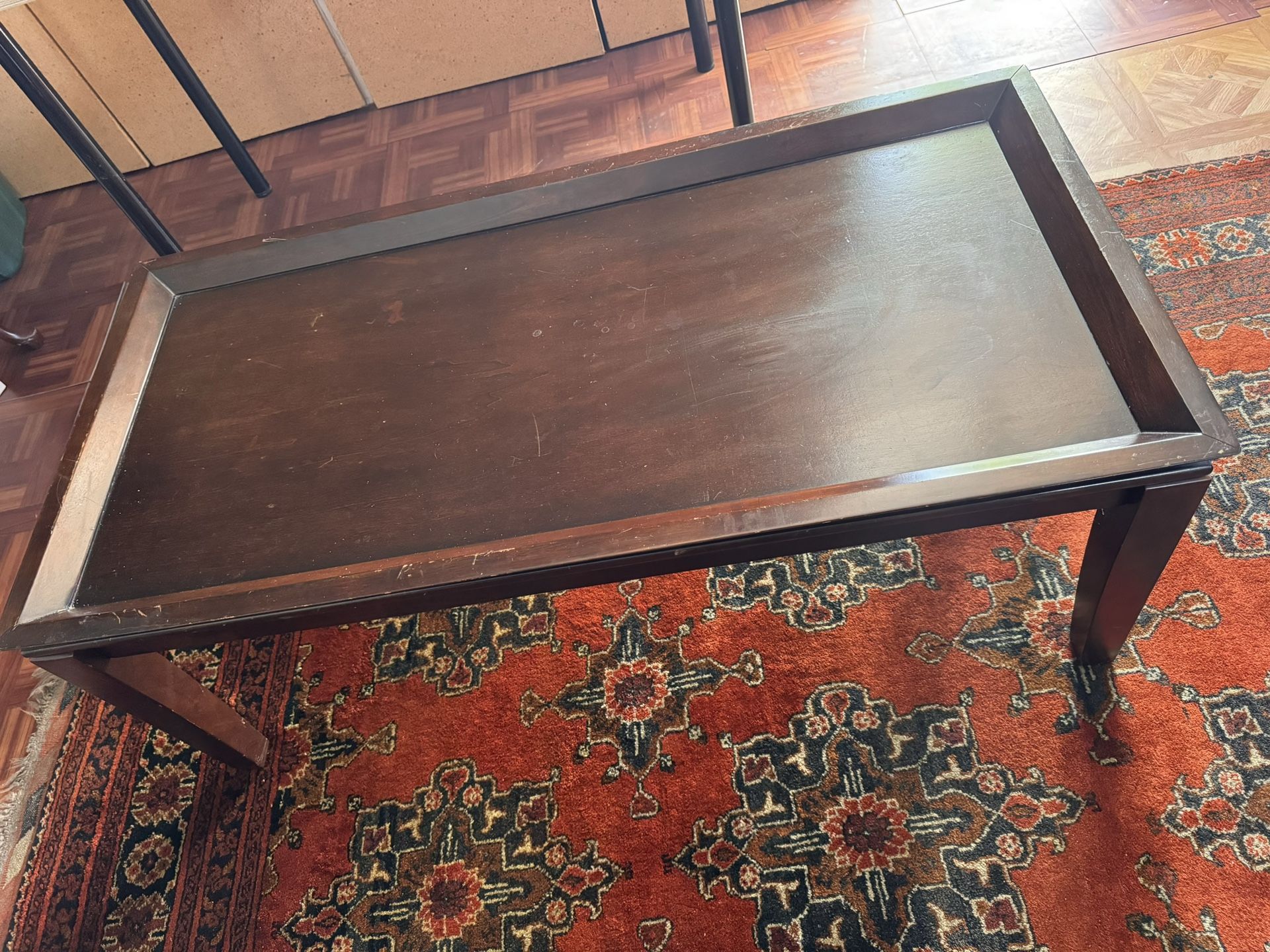 Antique Wooden Coffee Table -$150 