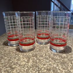 Coca-Cola vintage glasses