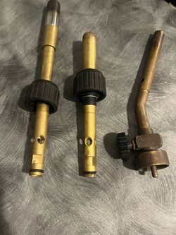 Vintage Brass Acetylene/Propane Torch Nozzles Tips, Lot of 3