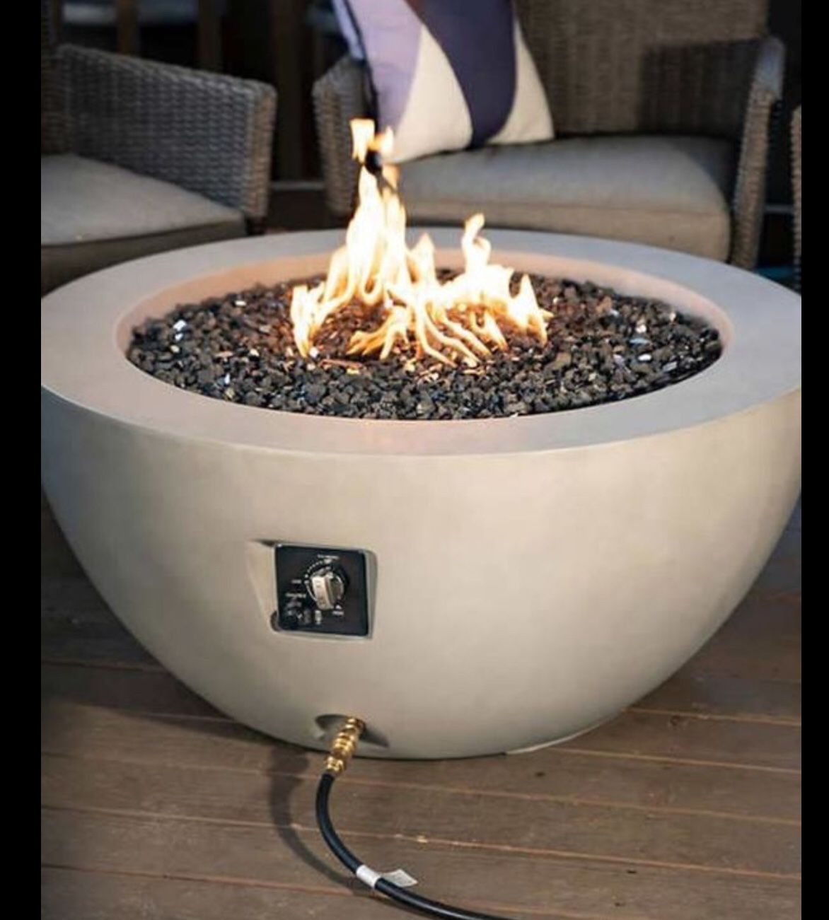 Bond - Faux Concrete Gas Fire Pit (NEW IN BOX)