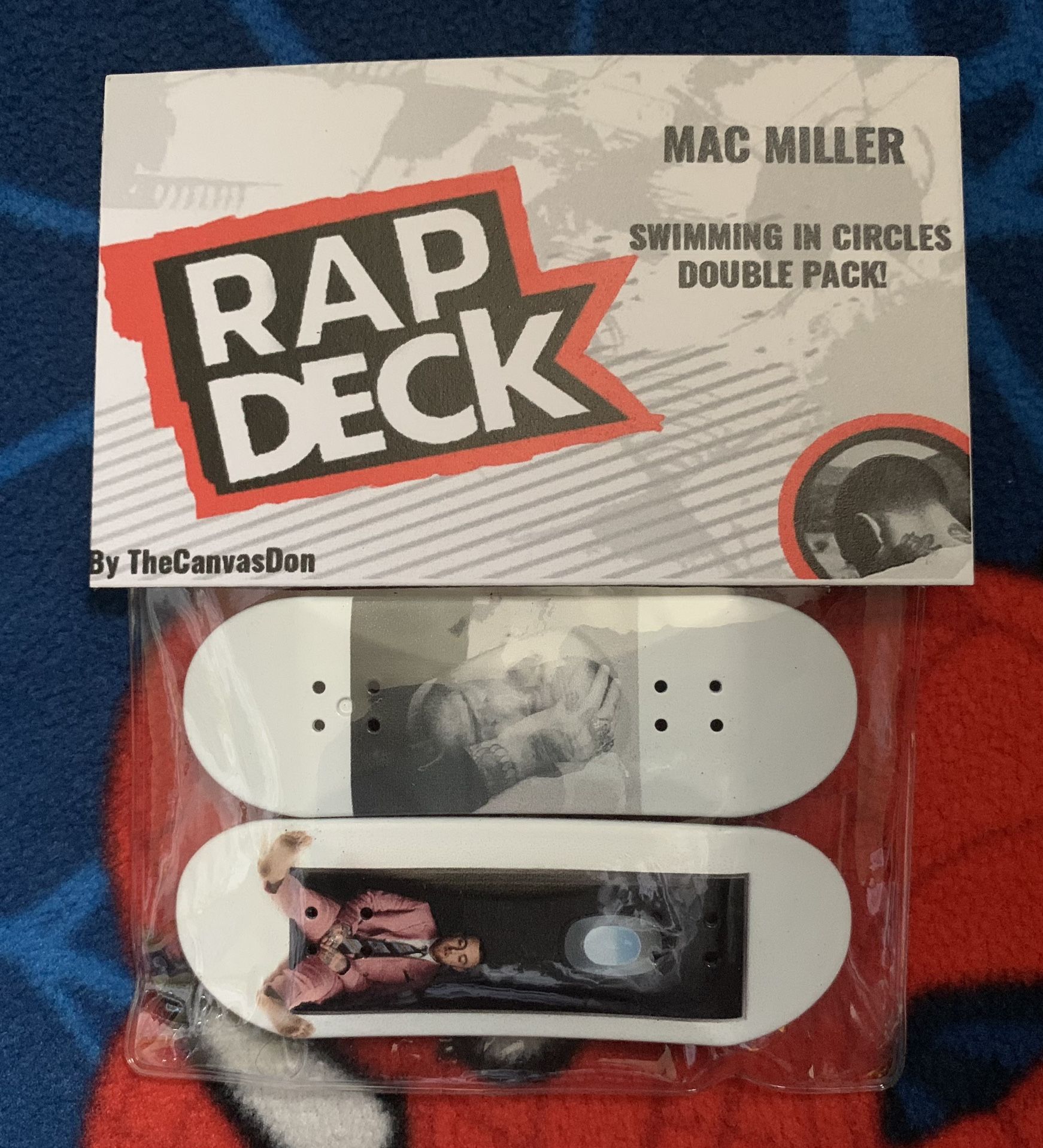 Rare Rap Deck / Tech Deck Mac Miller Finger Board By The Canvas Don NIP
