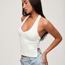 Halter neck crop tops