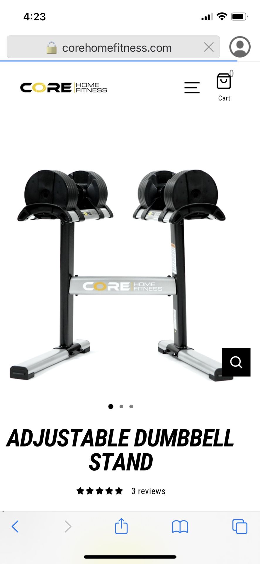 New Adjustable Dumbbells Stand
