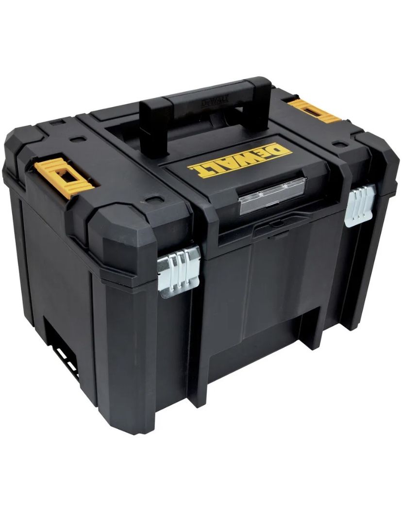 DEWALT DWST17806 TSTAK VI Deep Storage Box w/Flat Top - Black New