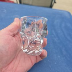 Jose Cuervo Skull Shotglasses