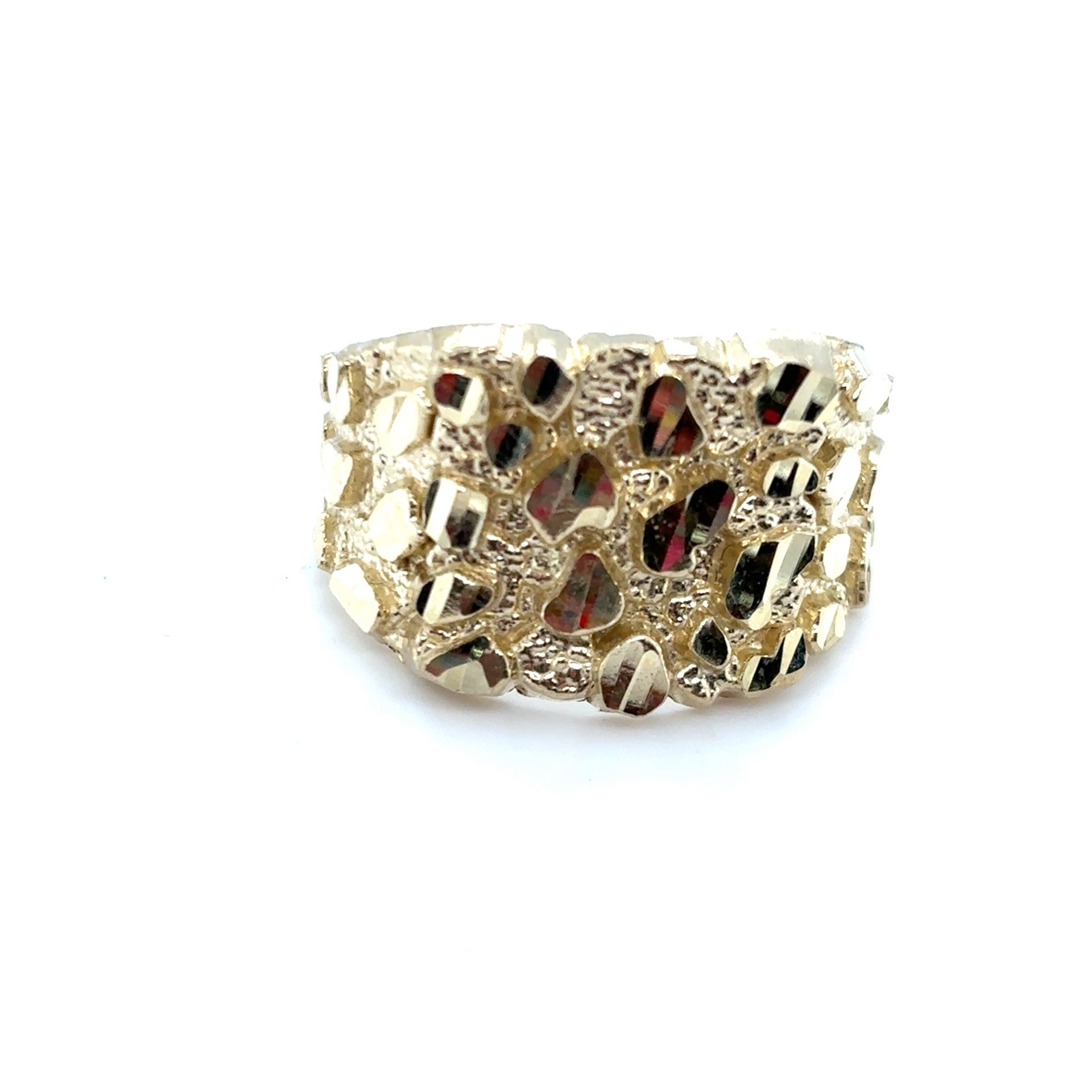 Yellow Gold Nugget Ring