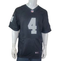 NWT Men’s  Nike On Field Derek Carr Las Vegas Raiders Black Jersey Size 44 or L

