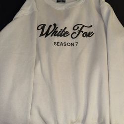 White Fox Beige Sweatshirt 