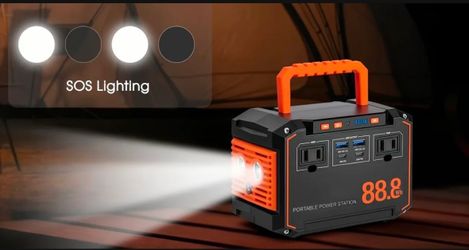 88.8 Watt With AC Outlet And Solar Charging
