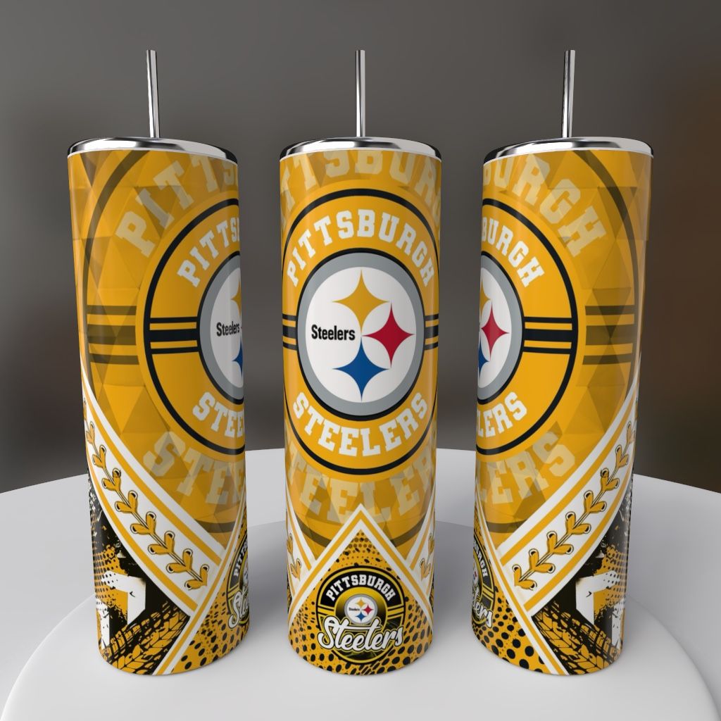 Pittsburgh Steelers Football Tumbler