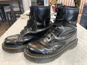 Dr. Martens 1460 Black Leather Lace-Up Boots