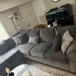 2 Piece Grey Sectional