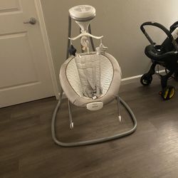 Graco Duetconnect Deluxe Multi-direction Baby Swing And Bouncer 