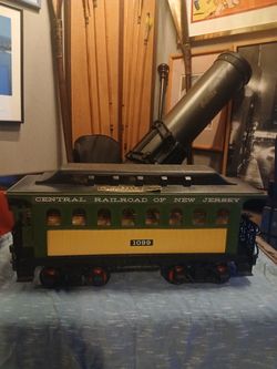 Vintage Jim Beam Passenger Car Train Decanter Bottle Central Railroad 1099