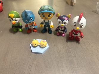 Top Wings Figures With Moving Parts