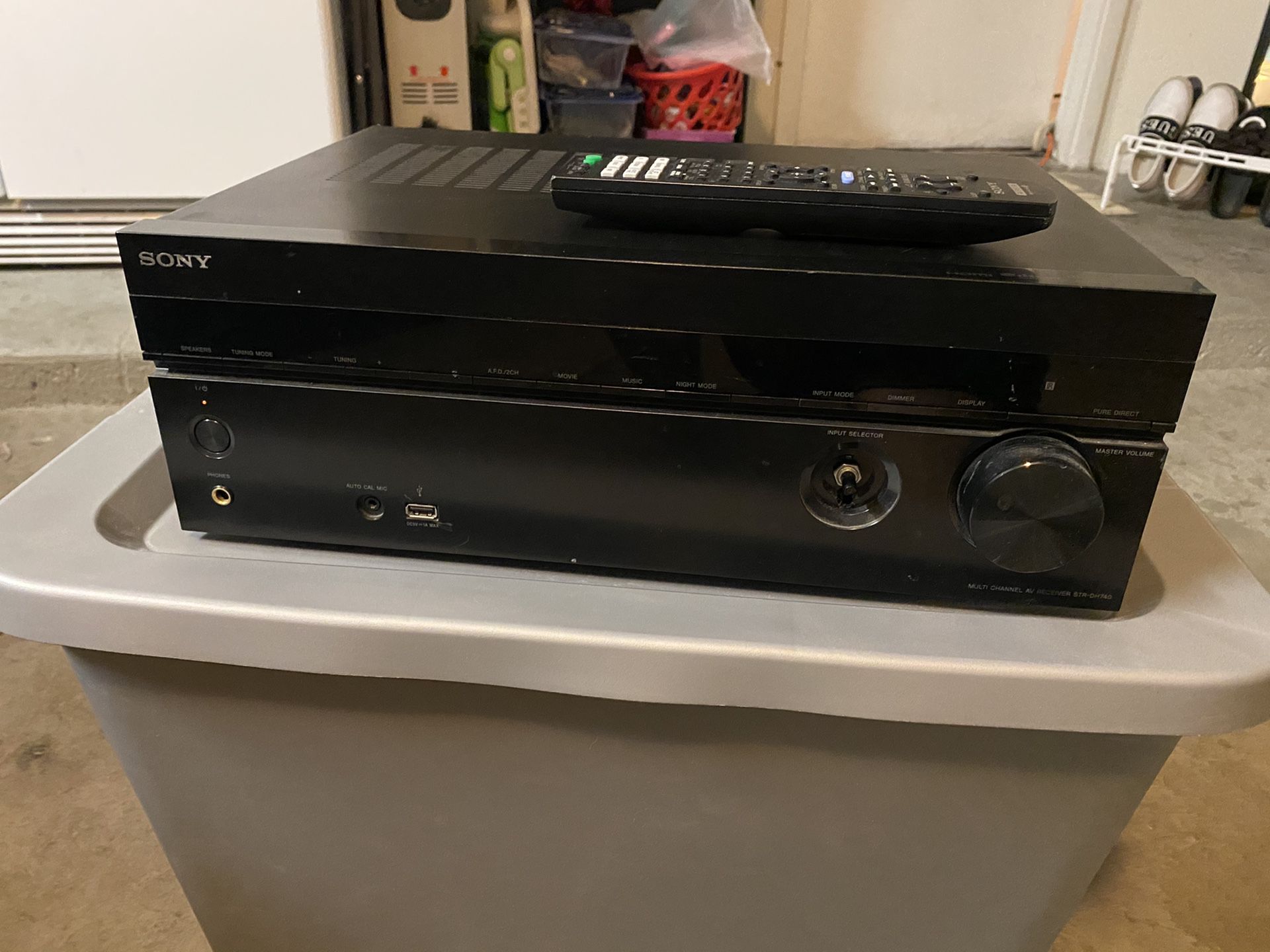 Sony Home Theater Receiver with Remote
