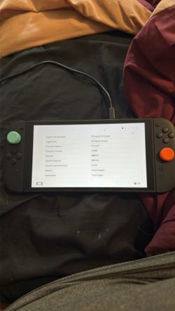 Nintendo switch 2 with pink case
