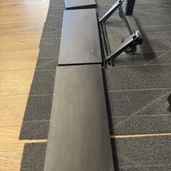 Floating Black Shelves 