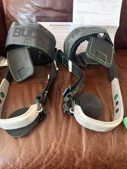 Buckingham lineman gaffs/Matte climber kit with snap on gaff guards