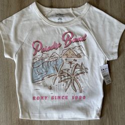Kids size Medium(10) ROXY Shirt.. NEW WITH TAGS
