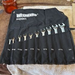 New Westward Box End Wrenches and Case