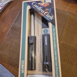 Brand new vintage 1991conair Cordless curling iron