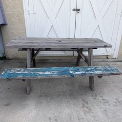 Free Picnic Table with Umbrella