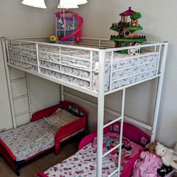 Twin Loft Bed With Mattress 