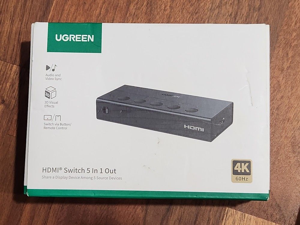 UGREEN HDMI Switch 5 In 1 Out