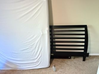 Serta king bed with bed frames