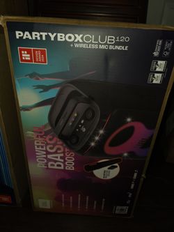 Jbl partybox 120 with microphone