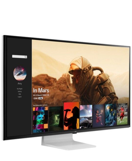 LG 43Q700S-W 43in 4K HDR Monitor 