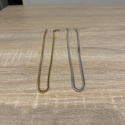 Hommes Oro Franco Chains