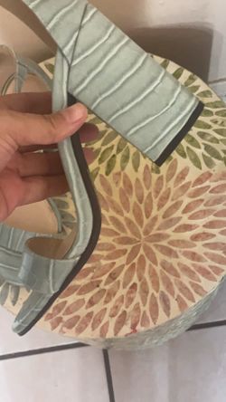 Mint Color Bluish Heels 