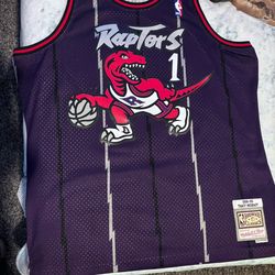 Mitchell & Ness Toronto Raptors Road 1998-99 Tracy Mcgrady Authentic Swingman Jersey