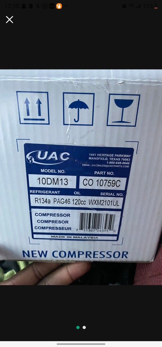 Ac Compressor 2009 Mazda 3