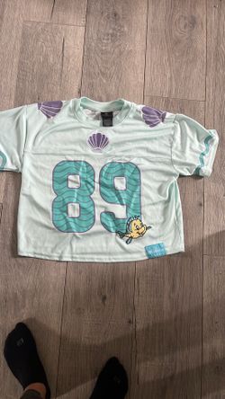 Little Mermaid Ariel Football Jersey Adult Medium