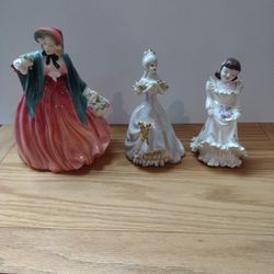 Royal Doulton statue + 2 more