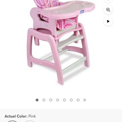 Kids High Chair And Playtable 